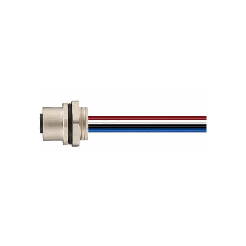 Connecteur femelle M12, 12 pol., codage A IP67, 1.5A, non-blindé